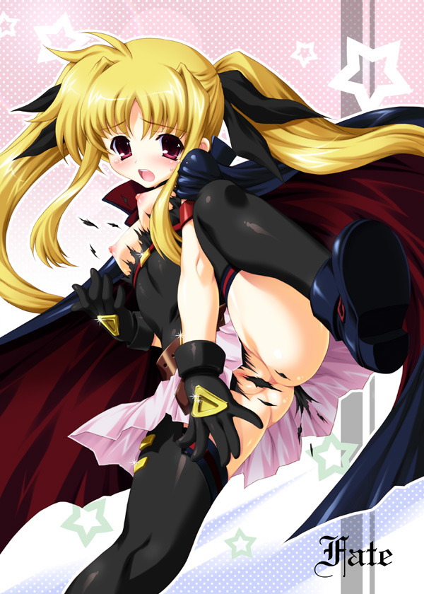 fate testarossa (lyrical nanoha and 2 more) drawn by joy_ride