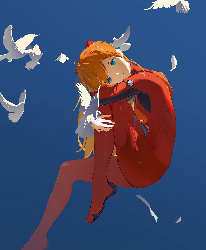 souryuu asuka langley (neon genesis evangelion) drawn by litive