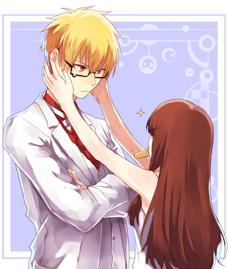 gilgamesh and kishinami hakuno (fate and 2 more) drawn by somemiya_suzume