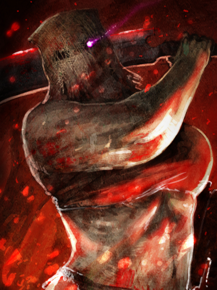 maneater mildred (dark souls and 1 more) drawn by yashiro50