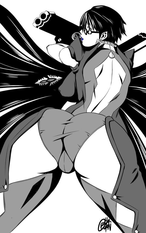 bayonetta (bayonetta and 1 more) drawn by gentle_sasaki