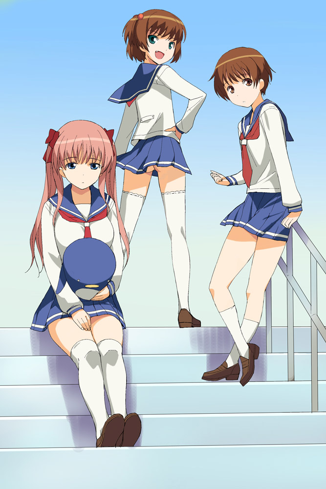 haramura nodoka, miyanaga saki, kataoka yuuki, and etopen (saki) drawn by a1_(initial-g)