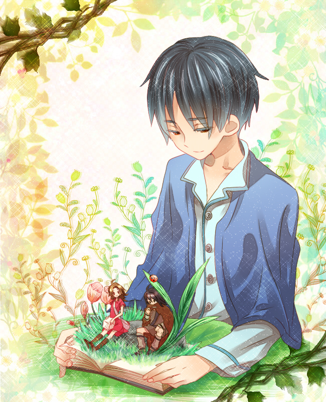 arrietty, shou, and spiller (karigurashi no arrietty) drawn by hii_(hii101)