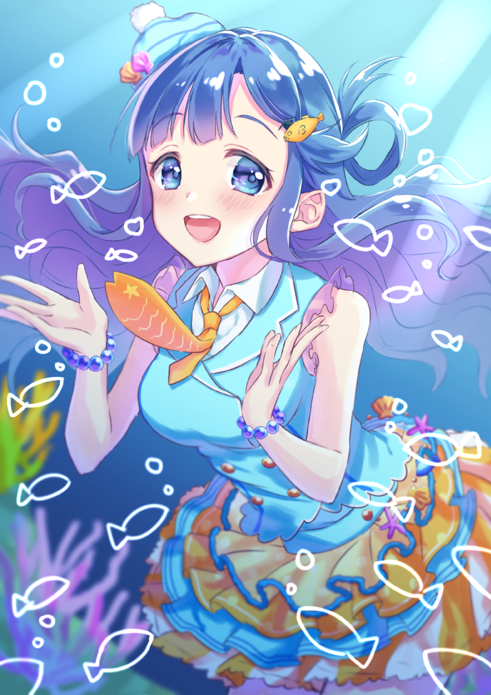 asari nanami (idolmaster and 1 more) drawn by anoa