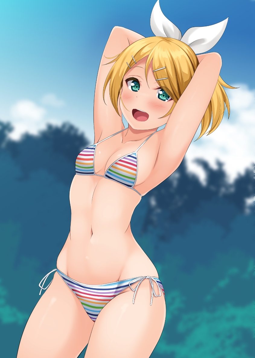 kagamine rin (vocaloid) drawn by hino_minato_(spec.c)