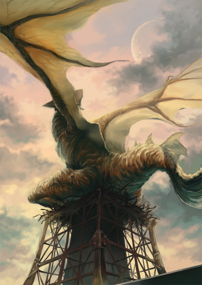 gyaos and super gyaos (gamera and 1 more) drawn by nurikabe_(mictlan-tecuhtli)