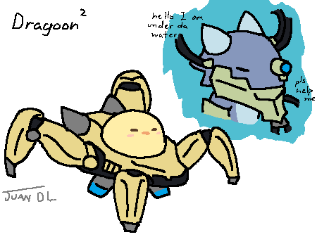 dragoon (nijisanji and 3 more) drawn by canned_juan
