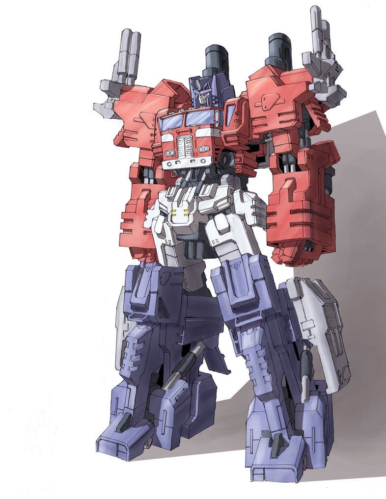 optimus prime and powermaster optimus prime (transformers) drawn by tgping