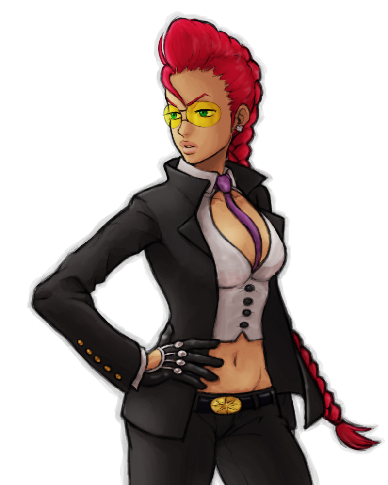 crimson viper (street fighter and 1 more) drawn by tonpii