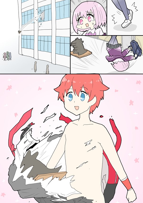 shinjou akane and hibiki yuuta (gridman universe and 1 more) drawn by ashitaba_tomorou