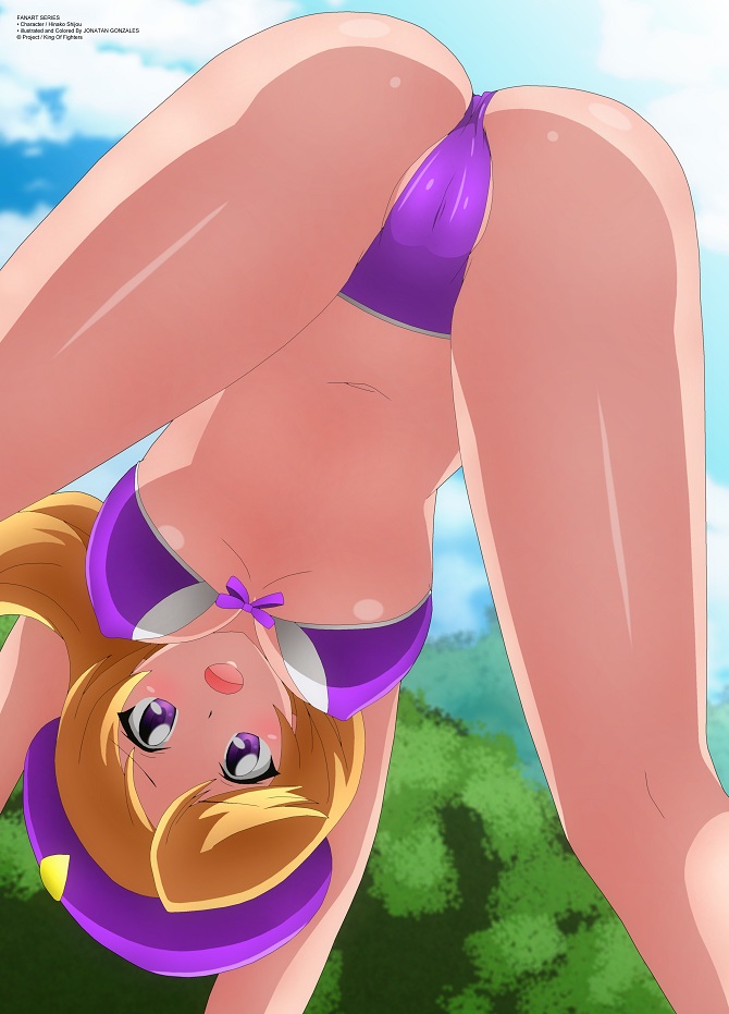 shijou hinako (the king of fighters) drawn by zel-sama