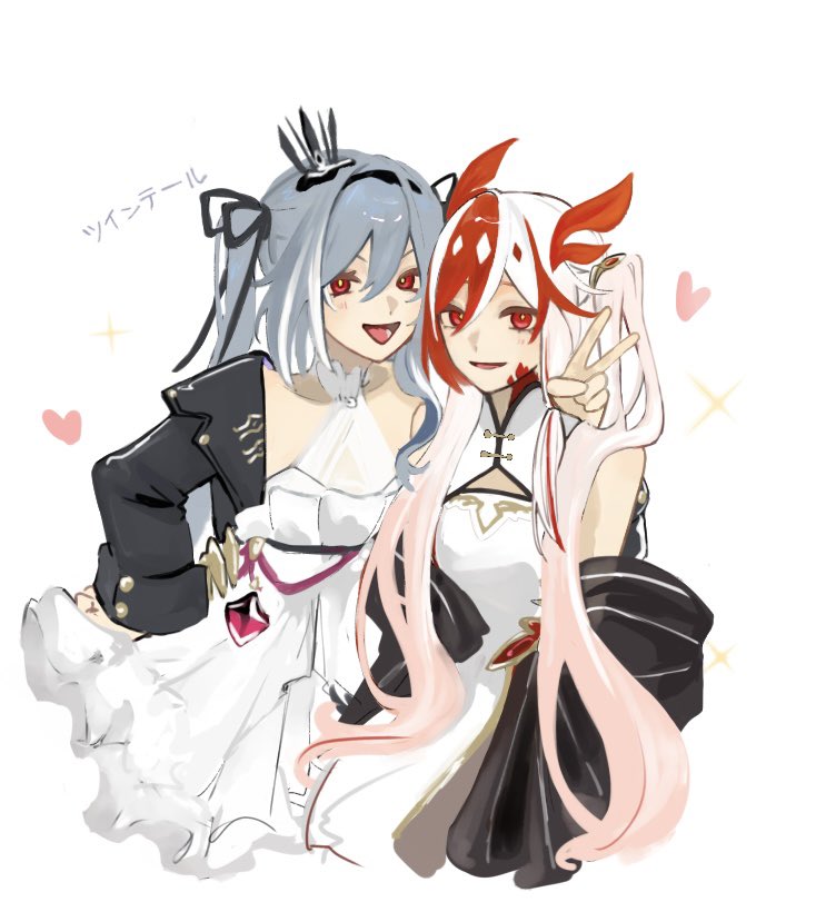 fu hua and herrscher of sentience (honkai and 1 more) drawn by sho_2nini
