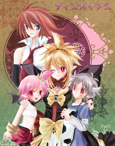 rozalin, adell, hanako, and taro (disgaea and 1 more) drawn by clear-lapis