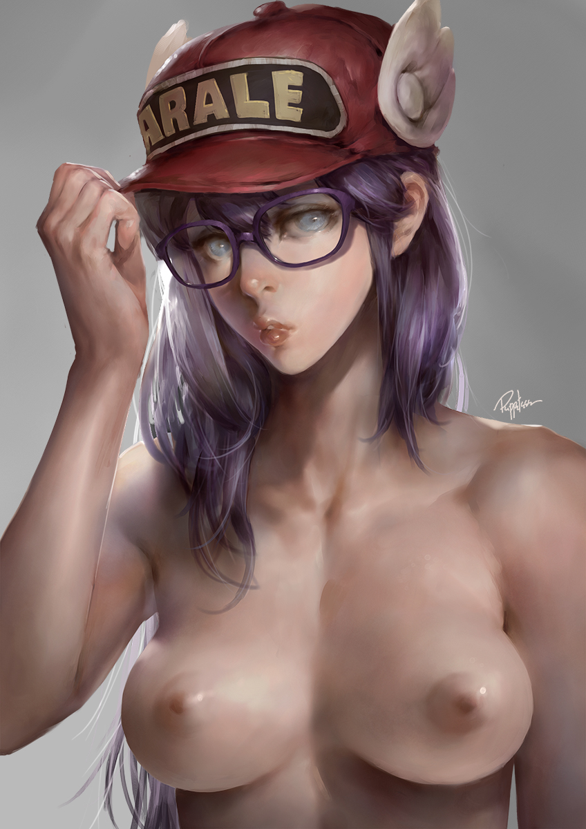 norimaki arale (dr. slump) drawn by puppeteer_lee