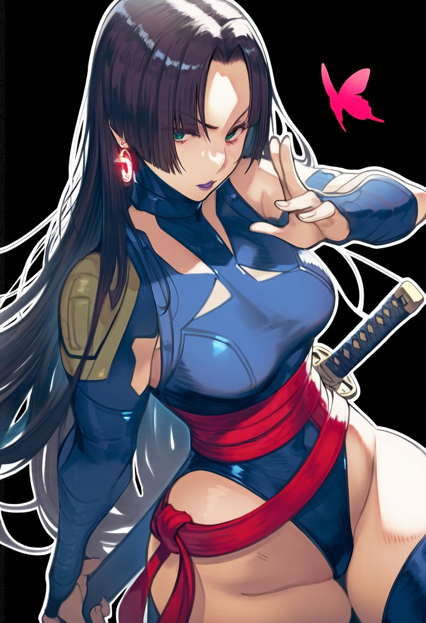 psylocke (marvel and 2 more) drawn by warotamin3