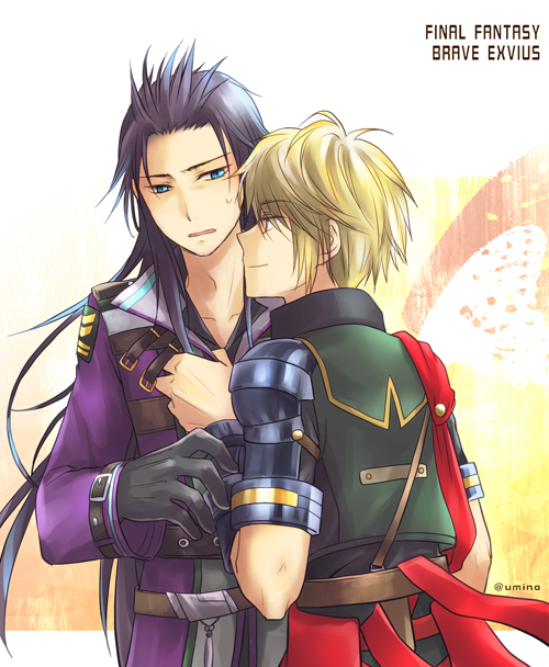 rain and lasswell (final fantasy and 1 more) drawn by brave_exdeath