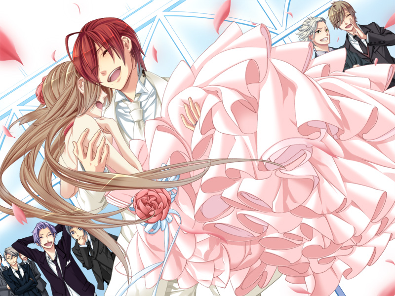yahisa tsukiko, shiranui kazuki, kinose azusa, amaha tsubasa, nanami kanata, and 2 more (starry sky) drawn by kazuaki