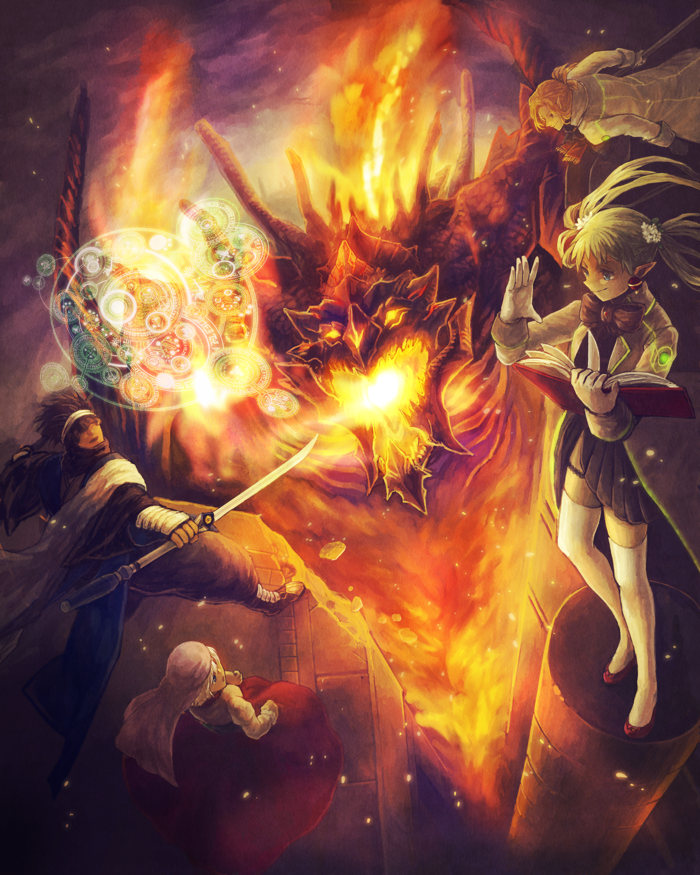 pixiv fantasia and 1 more drawn by cocodar