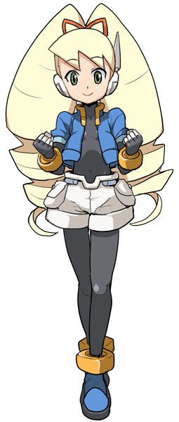 aile and luna platz (mega man and 2 more) drawn by heriyama