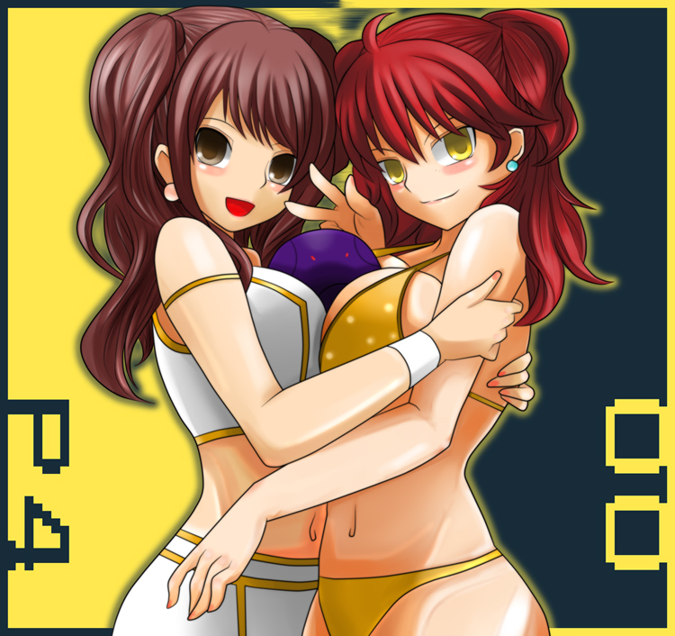 kujikawa rise, nena trinity, kugimiya rie, and bad haro (gundam and 3 more) drawn by mizuno_kakeru