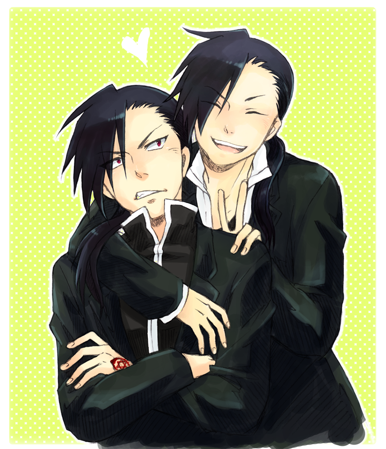 ling yao and greed (fullmetal alchemist) drawn by takeluuu