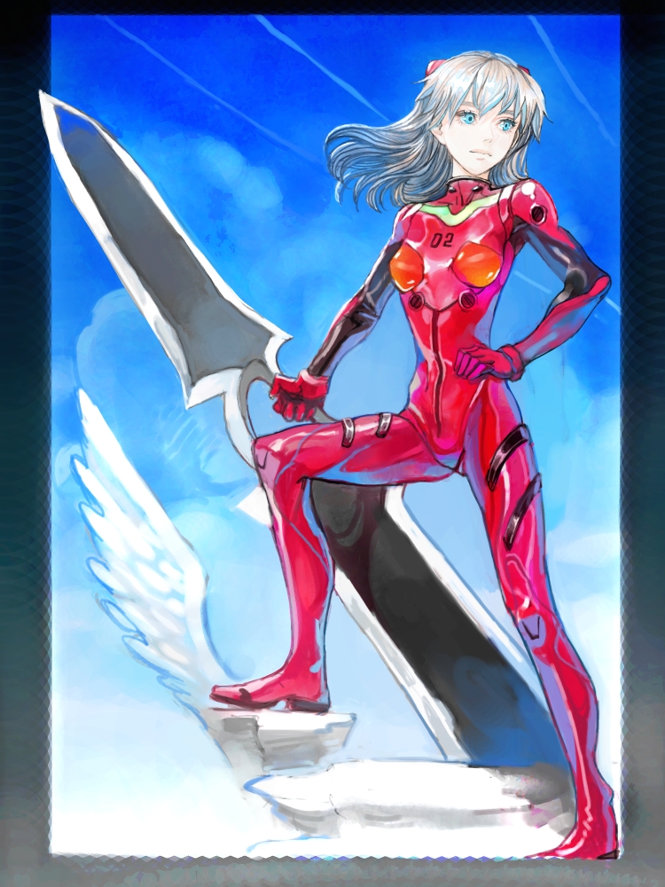 souryuu asuka langley (neon genesis evangelion) drawn by touge_(kubiwa_tsuki)