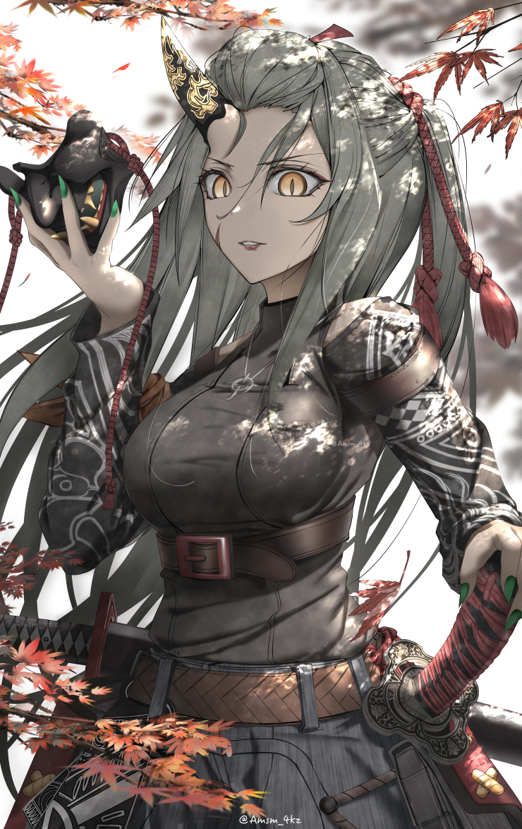 hoshiguma (arknights) drawn by yokaze_(yokajie)