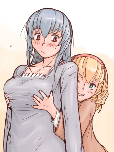 suigintou and hinaichigo (rozen maiden) drawn by tsuda_nanafushi