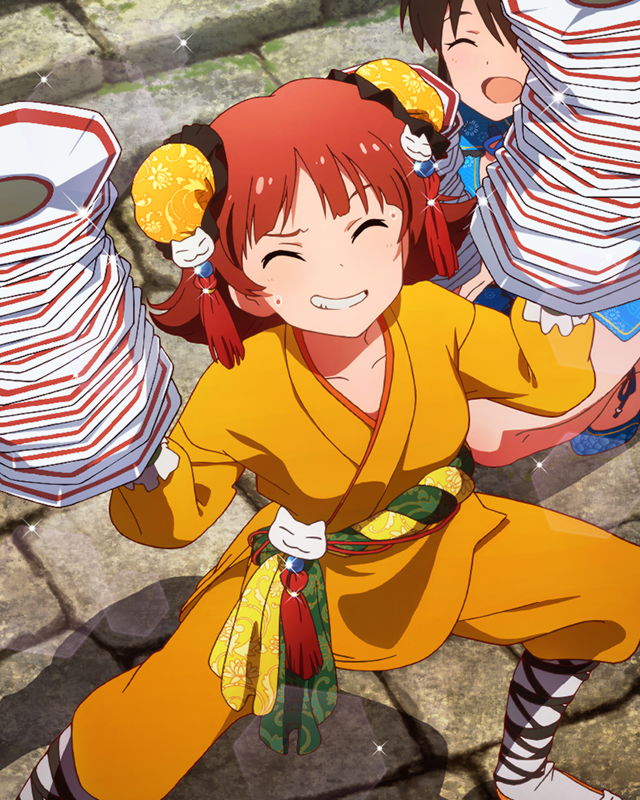 satake minako and nonohara akane (idolmaster and 1 more)