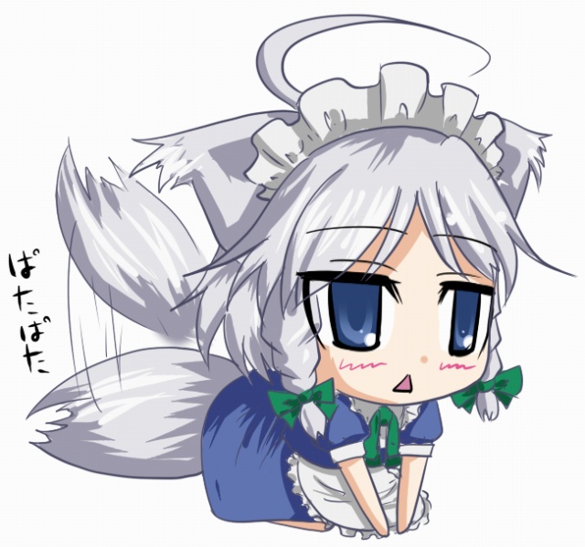 izayoi sakuya and inu sakuya (touhou) drawn by kirisaki_akihito