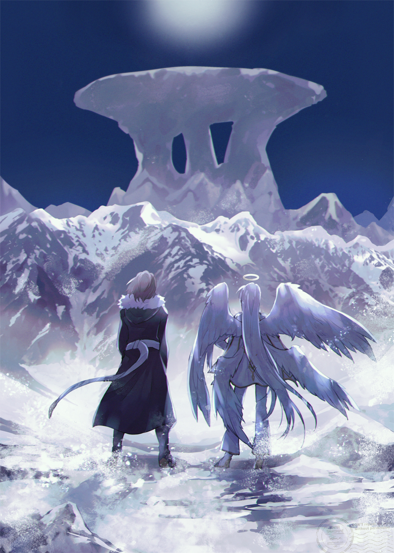 frey and chris (pixiv fantasia and 1 more) drawn by shiromine_kana
