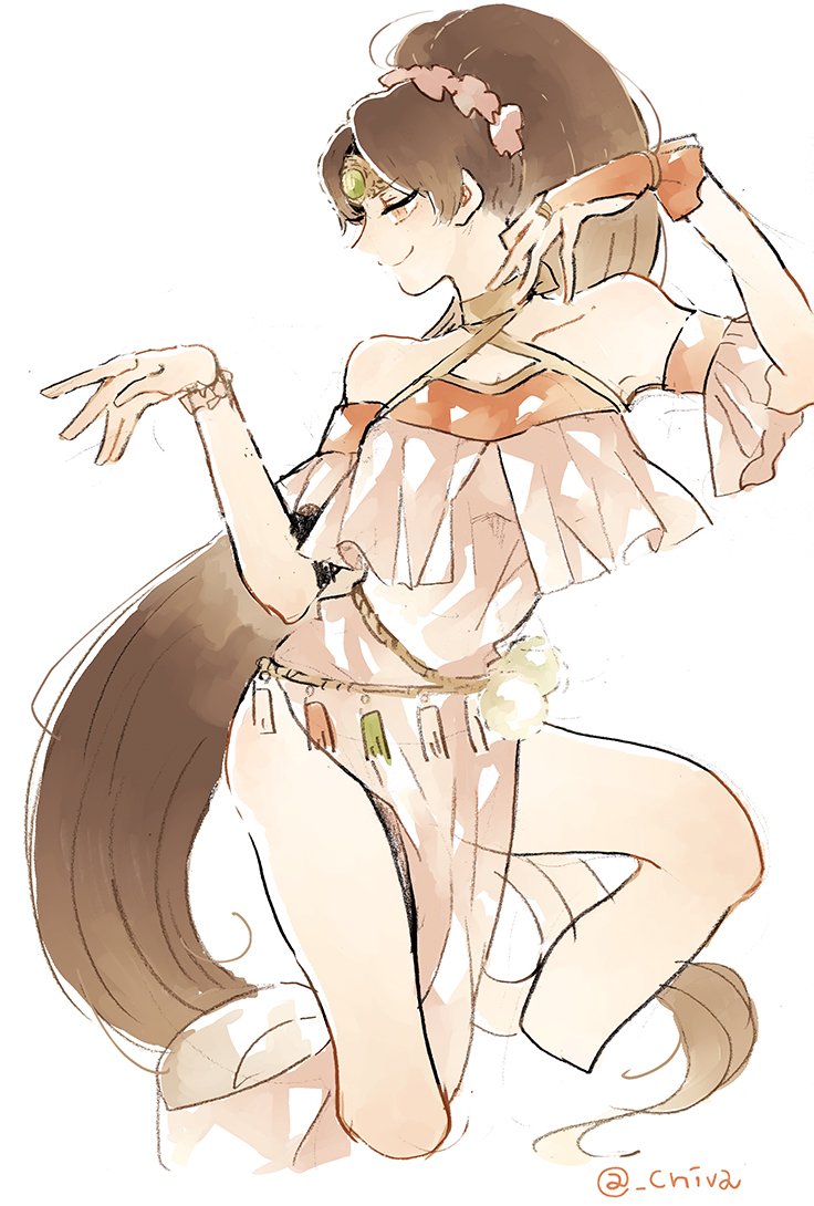 linde (fire emblem and 2 more) drawn by chiva_(wonderworldwood)