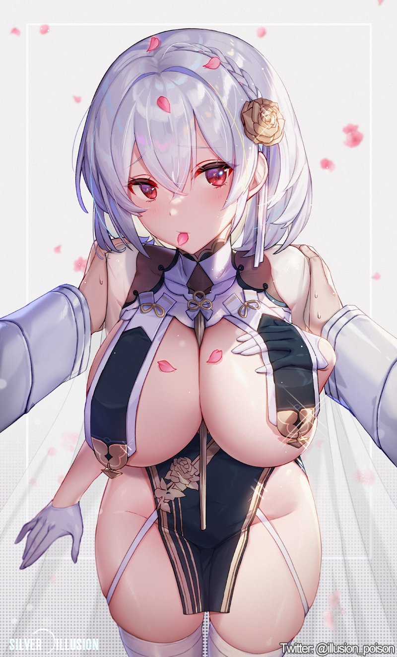 commander and sirius (azur lane) drawn by hwansang_jungdog