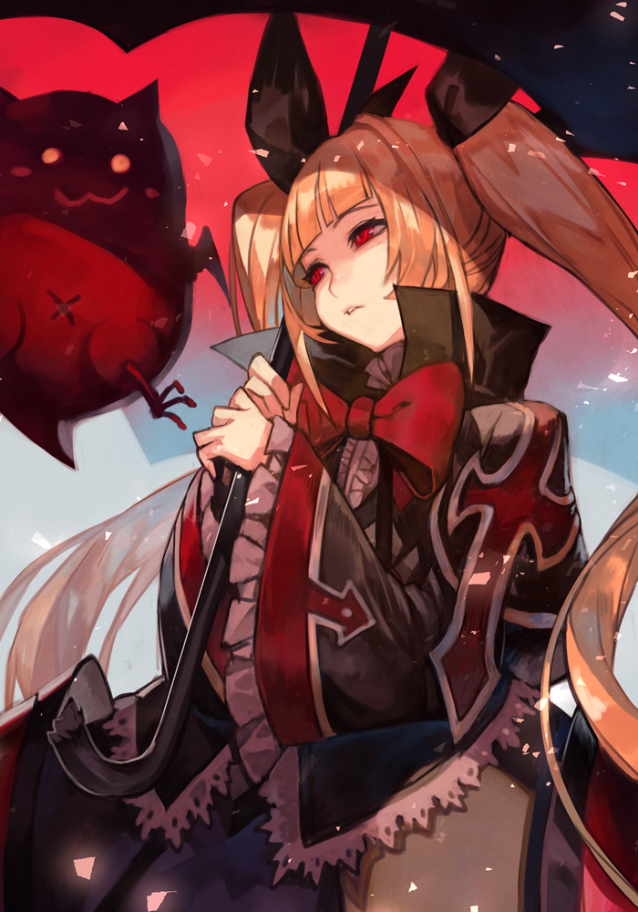 rachel alucard, gii, and nago (blazblue) drawn by hungry_clicker