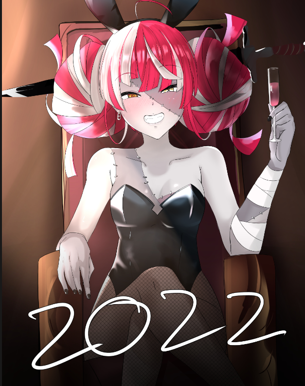 kureiji ollie (hololive and 1 more) drawn by dizuit_plus