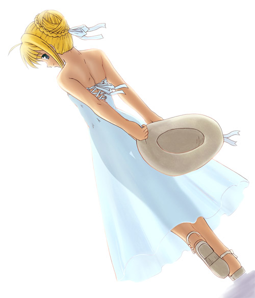artoria pendragon and saber (fate and 1 more)