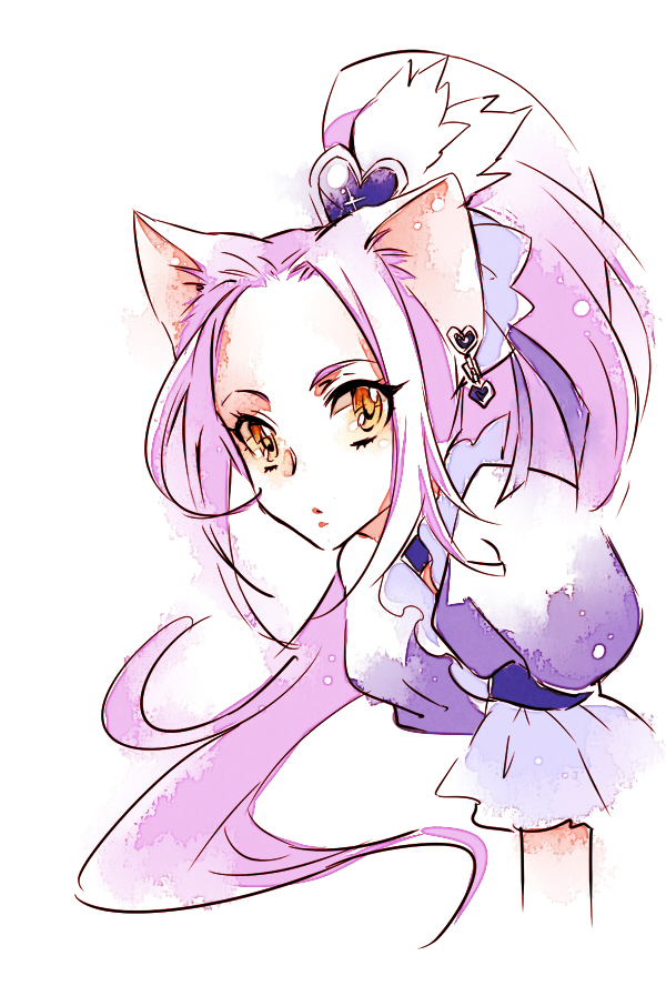 kurokawa eren, seiren, and cure beat (precure and 1 more) drawn by chiyo_(rotsurechiriha)