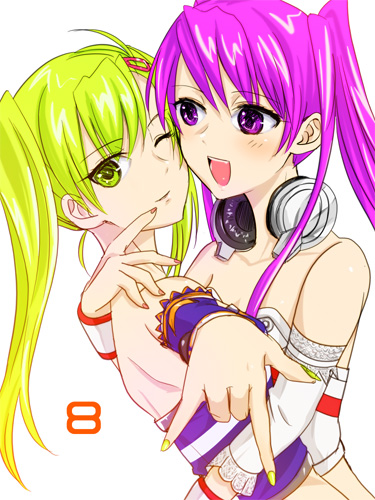 mizushiro celica and kitami erika (bemani and 2 more)