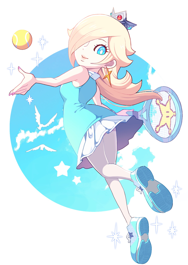 rosalina (mario and 3 more) drawn by hoshikuzu_pan