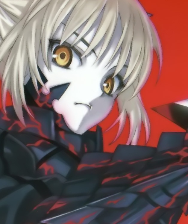 artoria pendragon and saber alter (fate and 2 more) drawn by matsuryuu