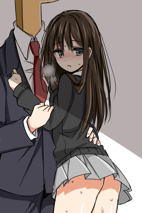 producer, shibuya rin, and p-head producer (idolmaster and 1 more) drawn by tsukudani_norio