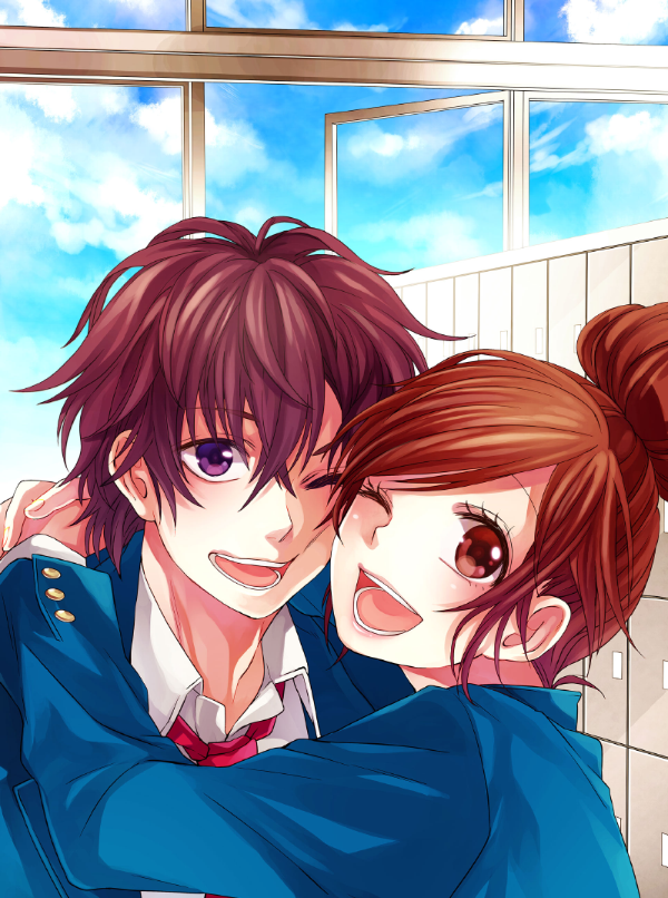 enomoto natsuki and setoguchi yuu (kokuhaku jikkou iinkai and 1 more) drawn by yamako_(state_of_children)