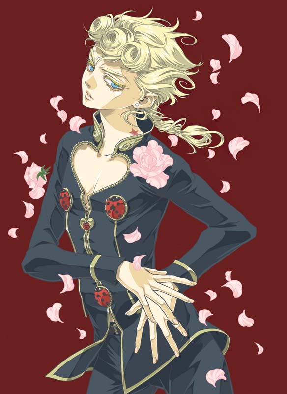 giorno giovanna (jojo no kimyou na bouken and 1 more) drawn by kujou_kiyo