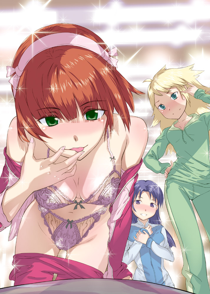 hoshii miki, kisaragi chihaya, and amami haruka (idolmaster and 1 more) drawn by princess_spirit