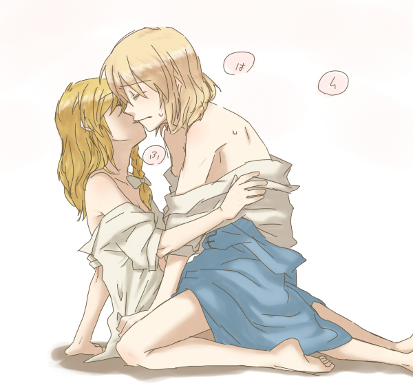 kirisame marisa and alice margatroid (touhou) drawn by torinone