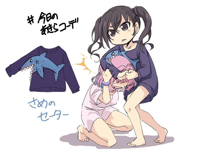 yumemi riamu and sunazuka akira (idolmaster and 1 more) drawn by nino_(ninouchi_irazu)