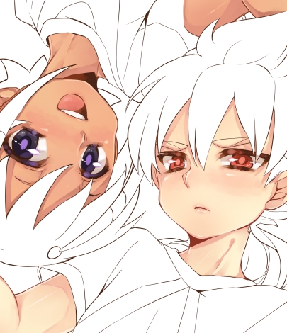 hakuryuu and shuu (inazuma eleven and 1 more) drawn by tobi_(one)