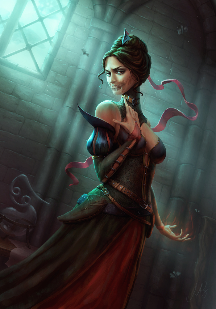 lydia van bredevoort (the witcher) drawn by meonika