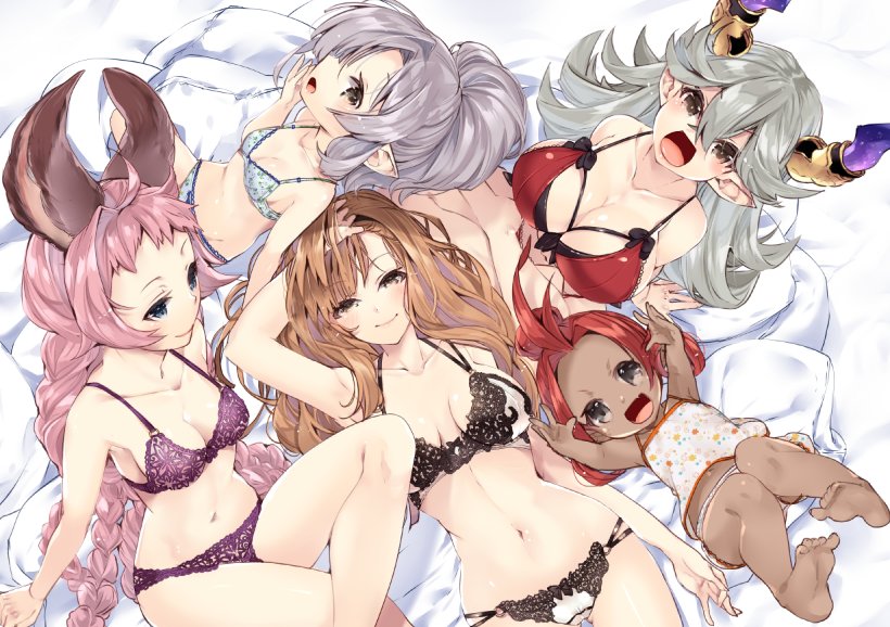 tweyen, threo, niyon, tien, and fif (granblue fantasy) drawn by 218