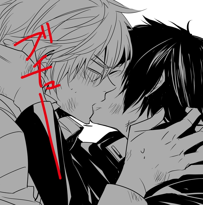orihara izaya and heiwajima shizuo (durarara!!) drawn by xia_(ryugo)